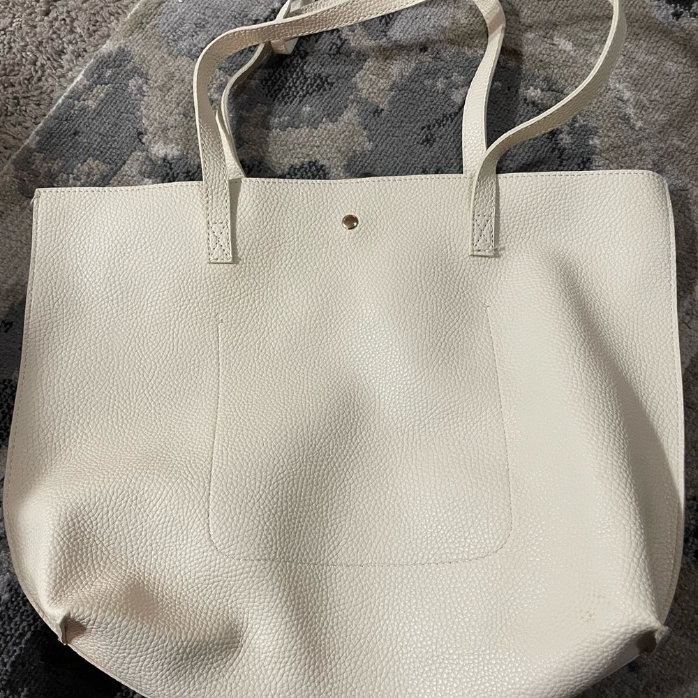 Target women’s tote bag. Cream color